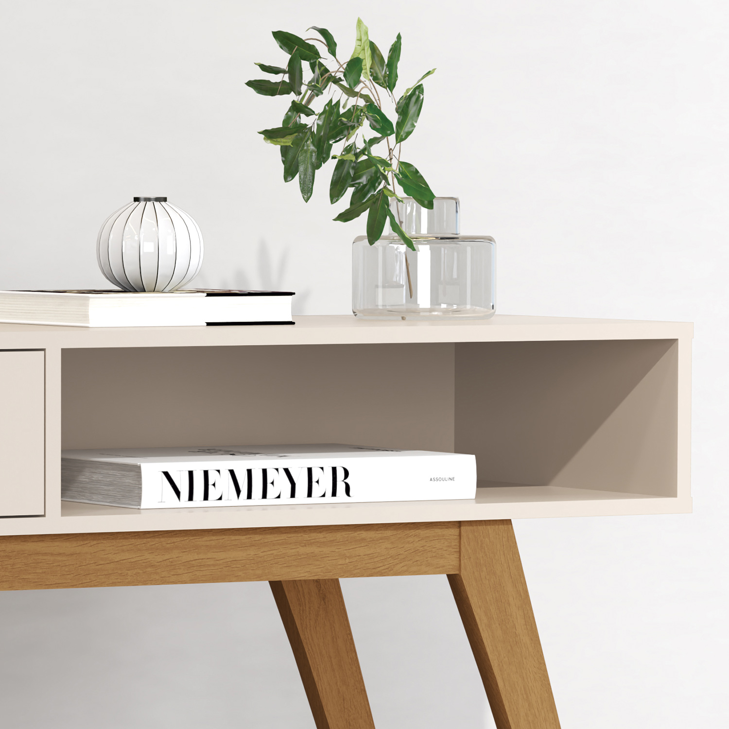 Buffet Aparador Acai Off White - Moveis JB