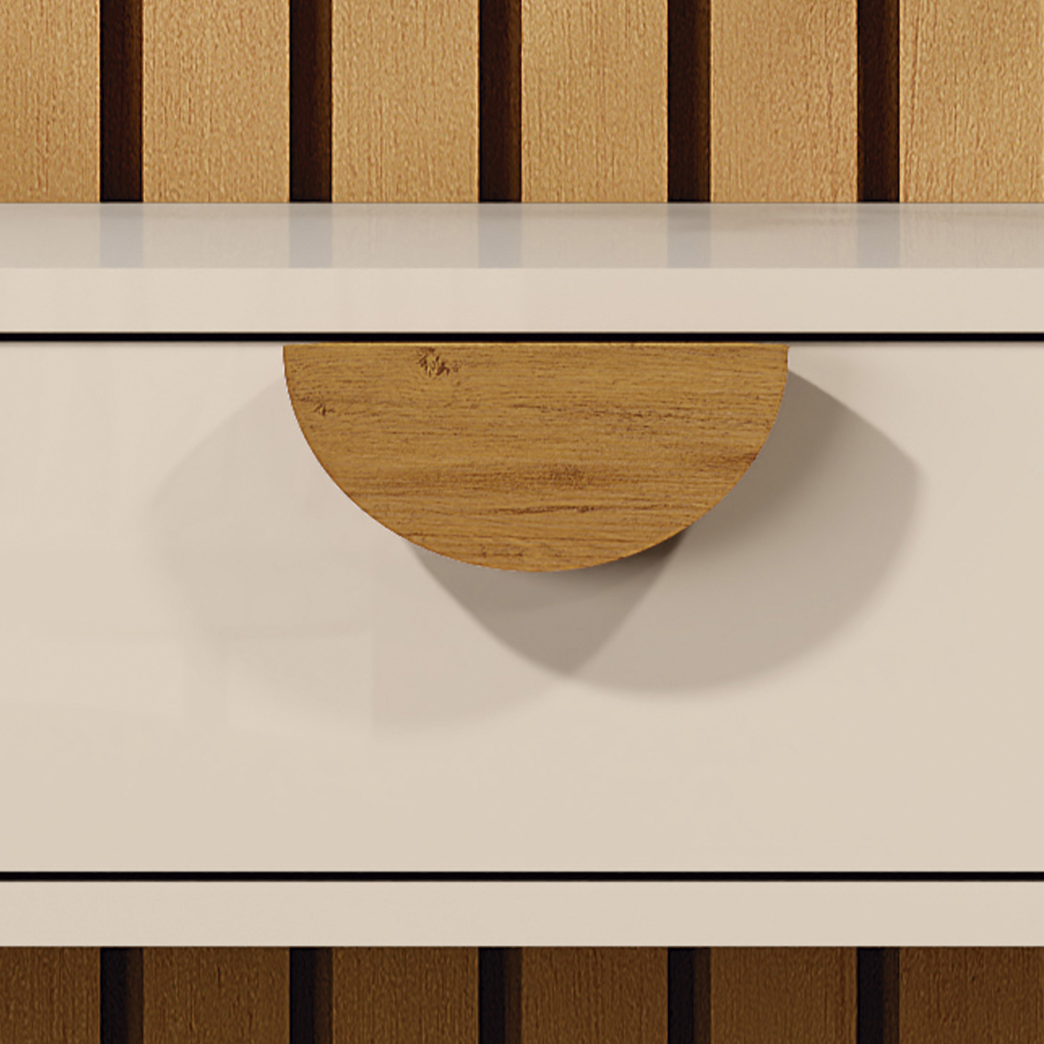 Buffet Aparador Buriti Off White - Moveis JB