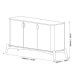 Buffet Aparador Buriti Off White com Nature - Moveis JB