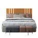 Cabeceira com Led para Cama de Casal Sapporo Nature