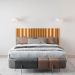 Cabeceira com Led para Cama de Casal Sapporo Nature
