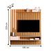 Home Suspenso com 1 Gaveta e Led Matsudo Nature Pérola