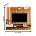 Home Suspenso com 1 Gaveta e Led Toyama Nature Pérola