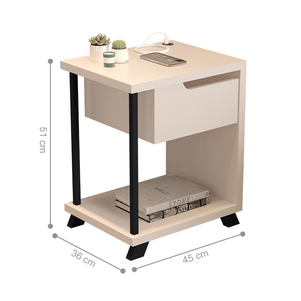 Mesa de Cabeceira Perugia Perola