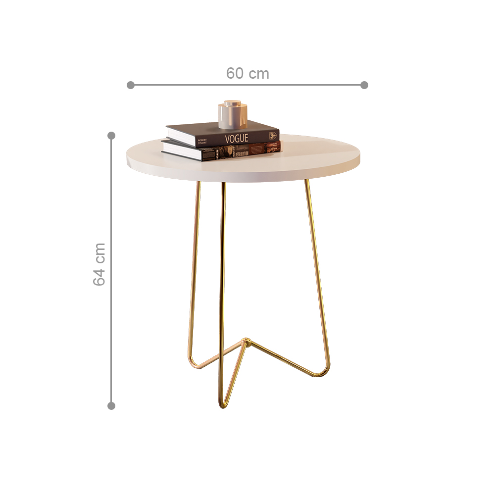 Mesa de Centro Parma Dourado