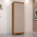 Armário Multiuso Mucuri 2 Portas JCM Movelaria Cinamomo Off White