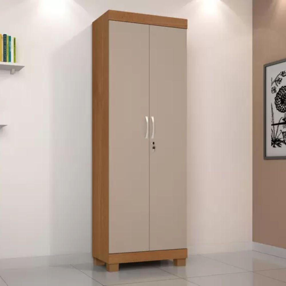 Armário Multiuso Mucuri 2 Portas JCM Movelaria Cinamomo Off White