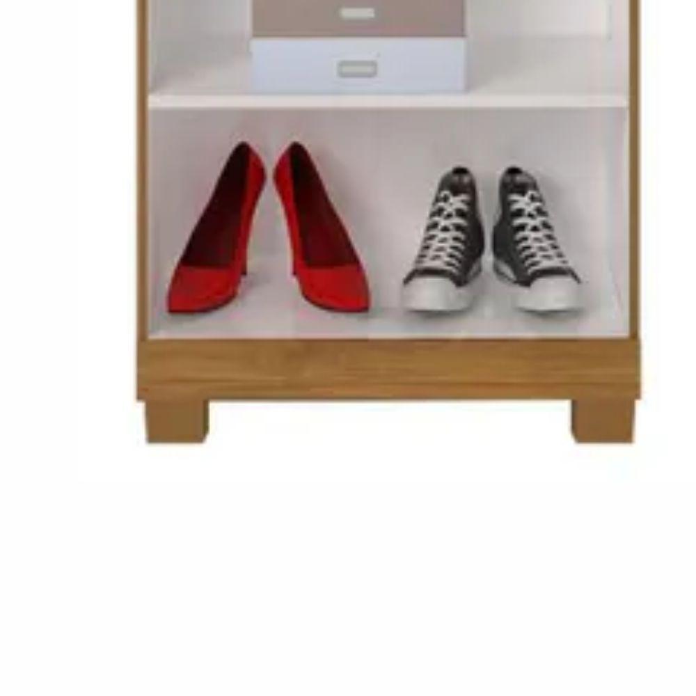 Armário Multiuso Mucuri 2 Portas JCM Movelaria Cinamomo Off White