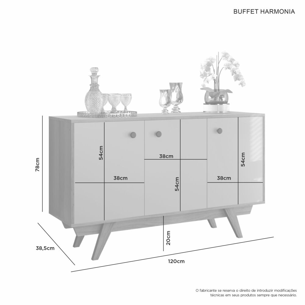 Buffet Harmonia JCM Moveis Off/Noronha