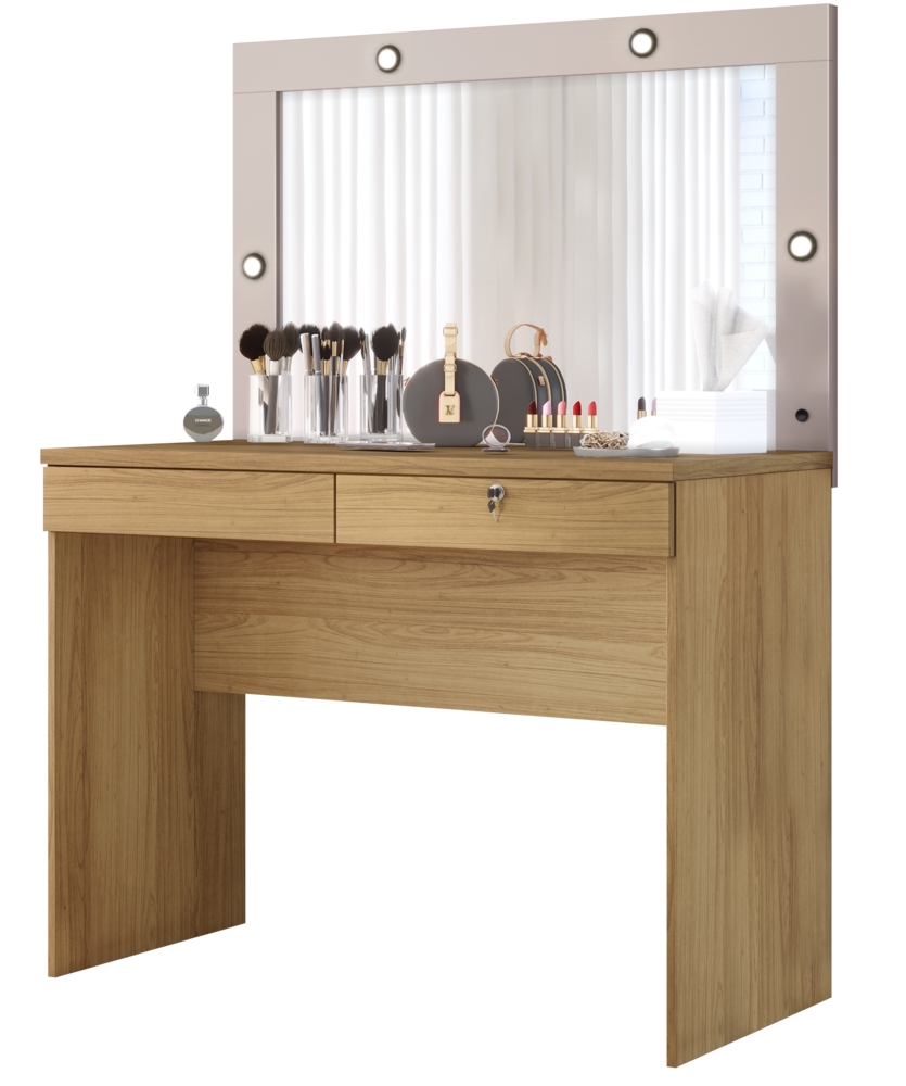 Camarim Capricho Com Espelho e Iluminação JCM Movelaria Noronha/Off