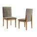 Conjunto 2 Cadeiras Ágata JCM Movelaria  Cinamomo Linho Cappuccino