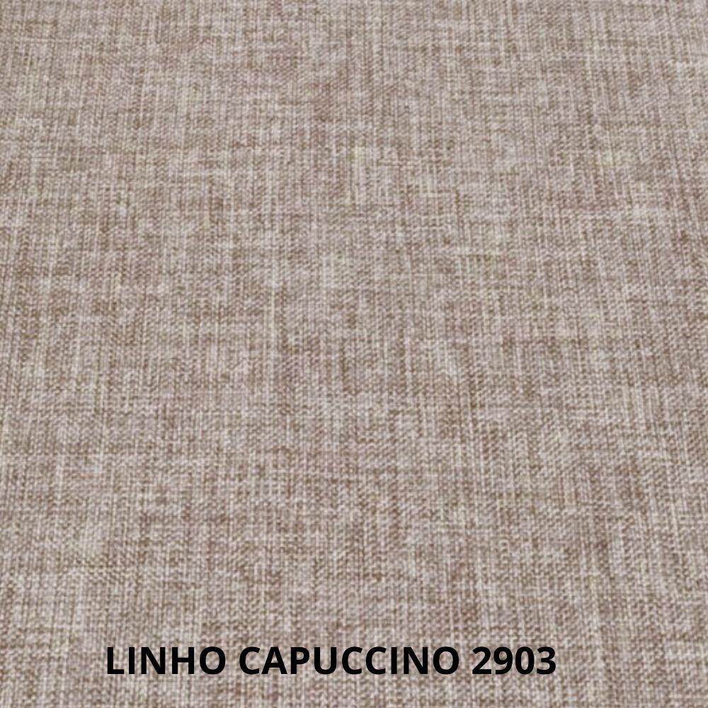Conjunto 2 Cadeiras Ágata JCM Movelaria  Cinamomo Linho Cappuccino