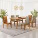 Conjunto Mesa de Jantar Elegance Cinamomo 1,80 M com 6 Cadeiras Ágata