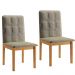 Conjunto Mesa de Jantar Elegance Cinamomo 1,80 M com 6 Cadeiras Ágata