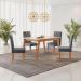 Conjunto Mesa de Jantar Elegance Off White 1,20 M com 4 Cadeiras Diamante