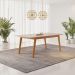 Conjunto Mesa de Jantar Elegance Off White 1,80 M com 6 Cadeiras Diamante