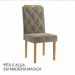 Conjunto Mesa de Jantar Elegance Off White 1,80 M com 6 Cadeiras Diamante