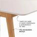 Conjunto Mesa de Jantar Elegance Off White 1,80 M com 6 Cadeiras Diamante