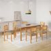 Conjunto Mesa de Jantar Off White 1,80M c/ 6 cadeiras