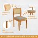 Conjunto Mesa de Jantar Simpatia Redonda Off White com 4 Cadeiras Jade 03 Veludo Bege