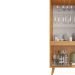 Cristaleira Plena 4 Portas JCM Movelaria Cinamono Off White