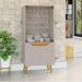 Cristaleira Plena 4 Portas JCM Movelaria Off White Cinamomo