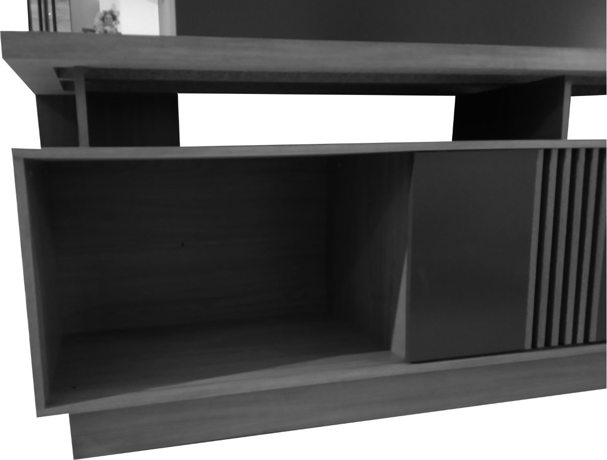Estante Home Esplendor TV Até 65 Polegadas JCM Movelaria Freijó/Grafite
