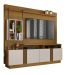 Estante Home Industrial Para Tv Até 65 Polegadas 04 Portas Fortuna Jcm Movelaria Freijó/Off White