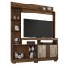 Estante Home Sedução TV até 49 Polegadas JCM Movelaria Cacau/Grigio