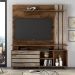 Estante Home para TV até 65 Polegadas Serrano JCM Movelaria Porta Flex Cacau/Grigio