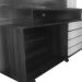 Estante Home para TV até 65 Polegadas Serrano JCM Movelaria Porta Flex Cacau/Grigio