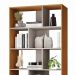 Estante Livreiro Giga 1 Gaveta 4 Prateleiras Cinamono Off White