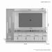 Home Absoluto para TV até 65 Polegadas JCM Movelaria Cinamono Grafite