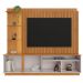 Home Amparo com Painel Ripado e LED TV até 60 Polegadas Cinamomo Off White