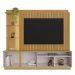 Home Amparo com Painel Ripado e LED TV até 60 Polegadas Nature Off White