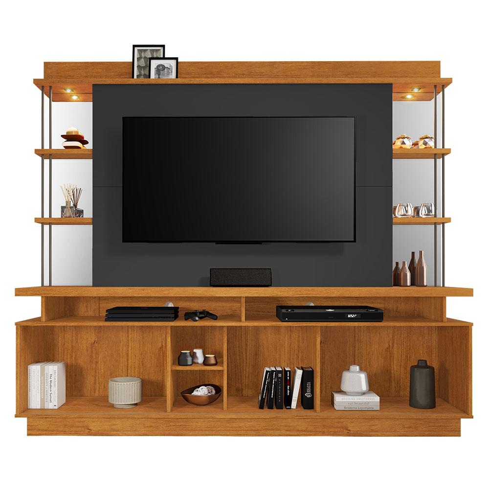 Home Esplendor Para TV Até 65" Cinamomo Grafite JCM