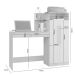 Mesa Office Com Armário Gaveta Com Chave Ventura Jcm Móveis Noronha/Off White