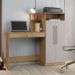 Mesa Office Com Armário Gaveta Com Chave Ventura Jcm Móveis Noronha/Off White