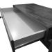 Mesa Office Com Armário Gaveta Com Chave Ventura Jcm Móveis Noronha/Off White