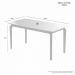 Mesa de Jantar Alegra JCM Movelaria Cinamomo 1,80 M