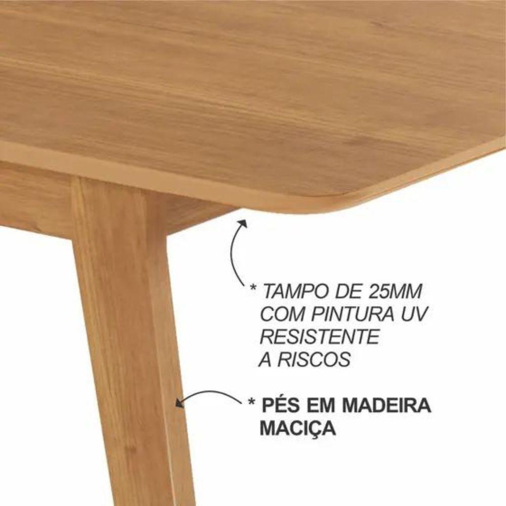 Mesa de Jantar Elegance JCM Movelaria Cinamomo 1,20 M