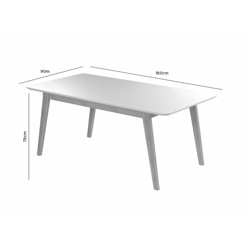 Mesa de Jantar Elegance JCM Movelaria Cinamomo 1,80 M