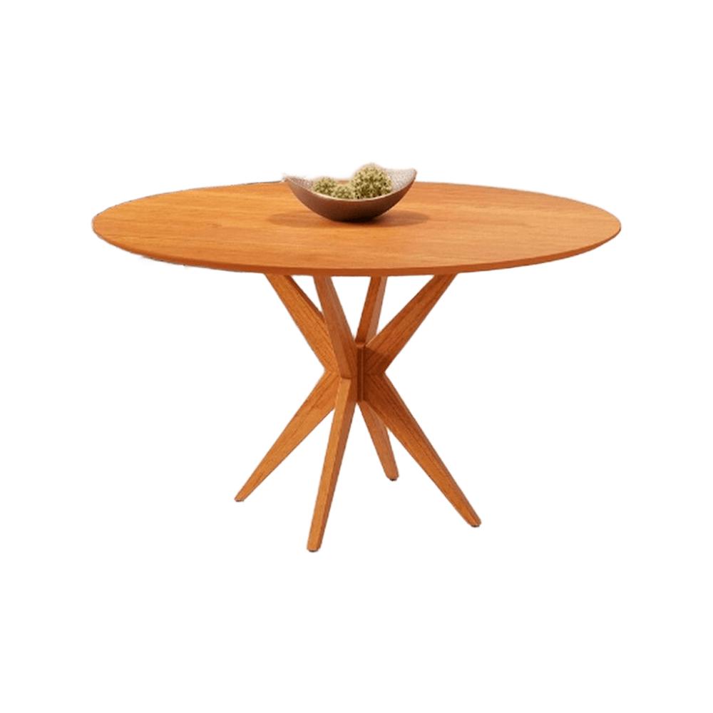 Mesa de Jantar Simpatia Redonda JCM Movelaria Cinamomo 1,08M
