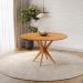 Mesa de Jantar Simpatia Redonda JCM Movelaria Cinamomo 1,08M