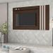 Painel Atraente para TV até 70 Polegadas Café Off White