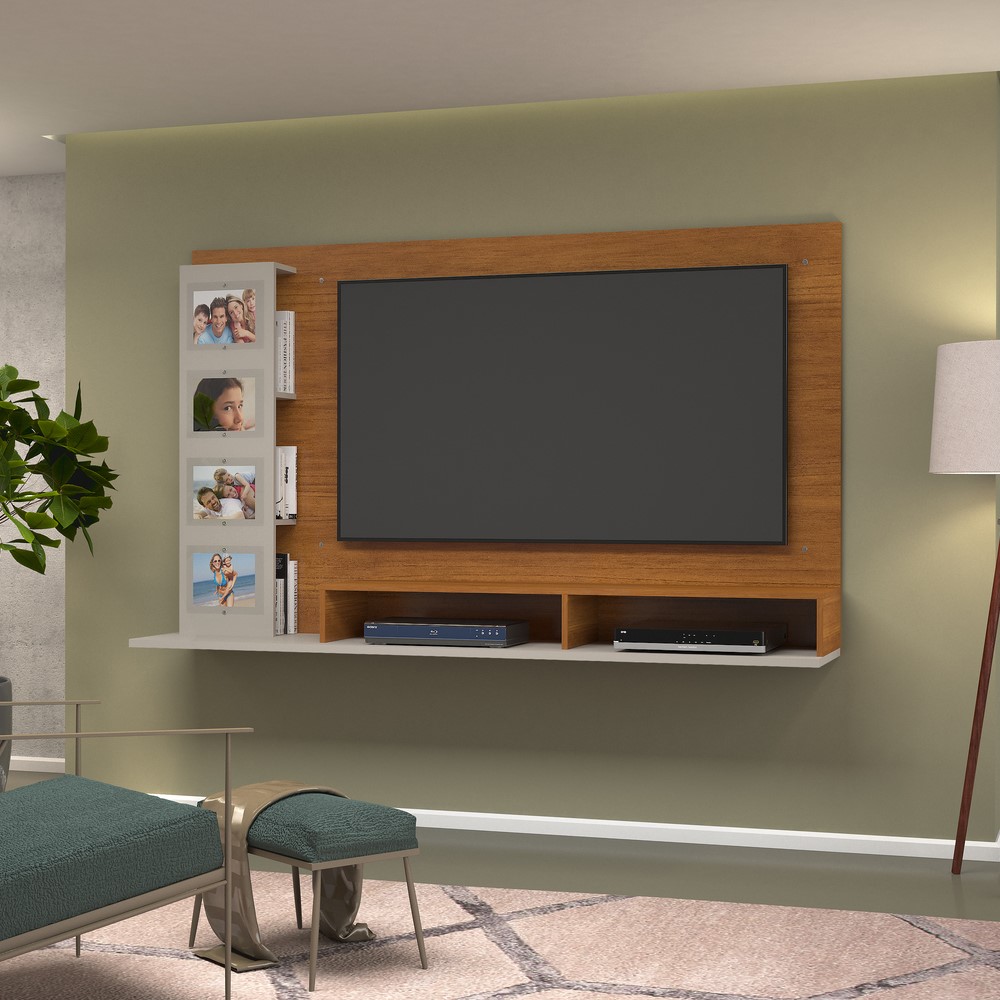 Painel Sabiá JCM Movelaria Cinamomo/Off White