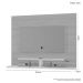 Painel Sion para TV até 56 Polegadas Cinamono Off White