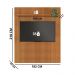 Painel para TV Ripado Riso 65 Polegadas JCM Movelaria Cinamomo 1,82M