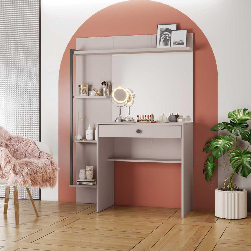 Penteadeira Camarim Encanto JCM Movelaria Off White