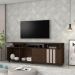 Rack Atraente para TV até 75 Polegadas JCM Movelaria Café Off White